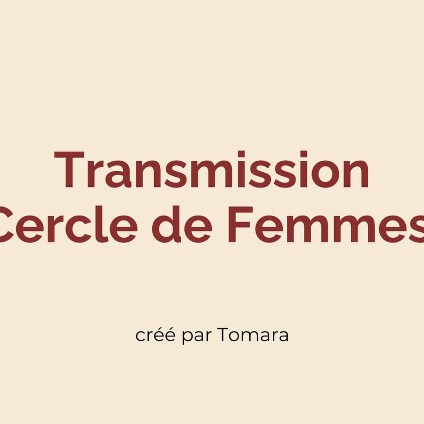 E-book “Transmission cercle de Femmes"