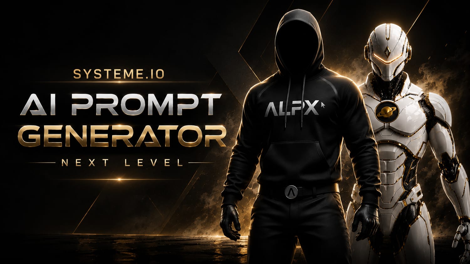 Systeme.io AI Prompt Generator Next Level - Systemize Space Vault AI operating system for Systeme.io with 1600+ prompts and custom codes
