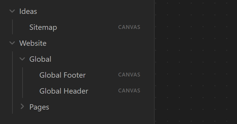 My Obsidian Vault project sidebar structure for VideoCreation.info