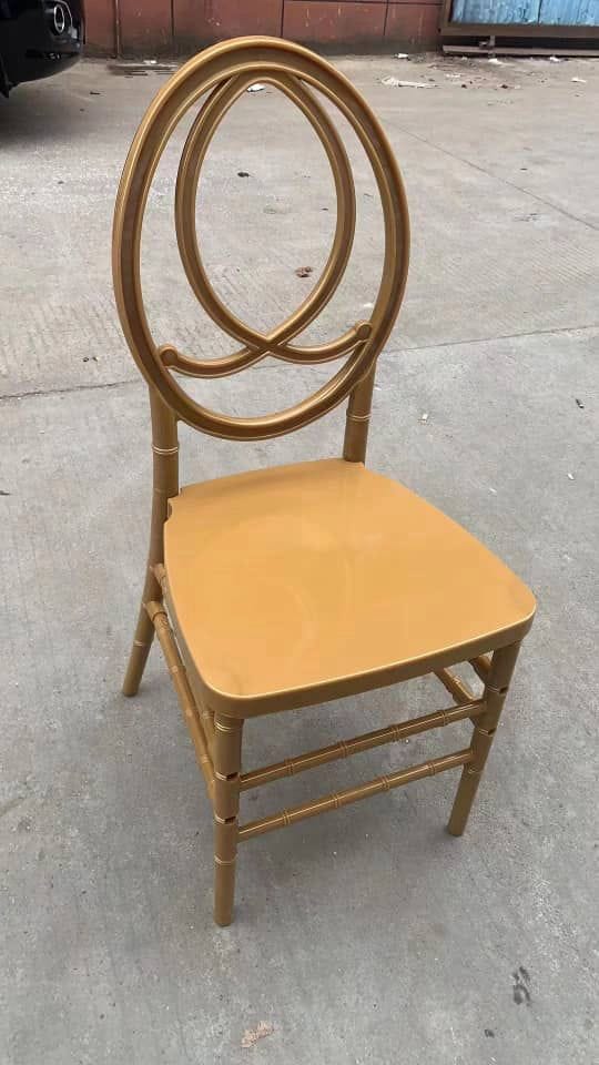 Best selling resin gold chair