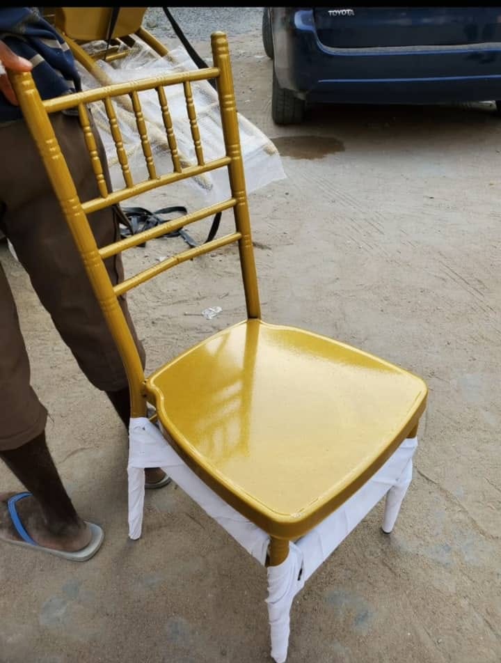 Gold chair