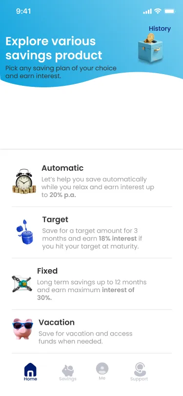 Savings Options
