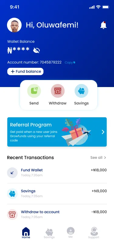 MCO Penny App Interface
