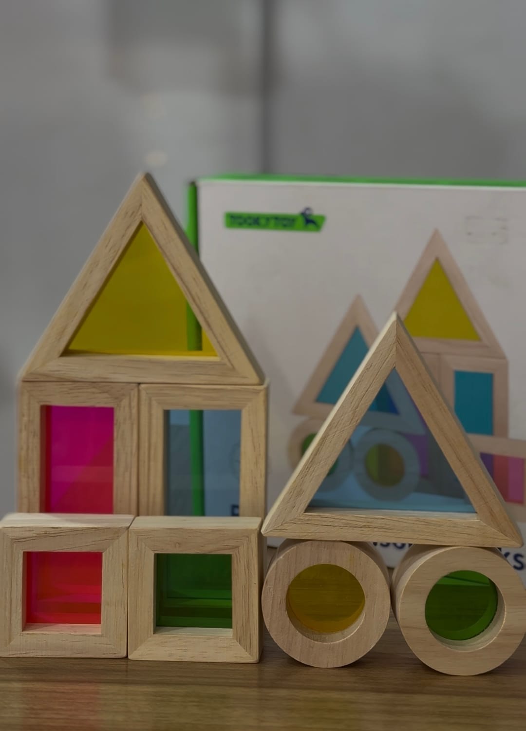 Rainbow Sensory Blocks