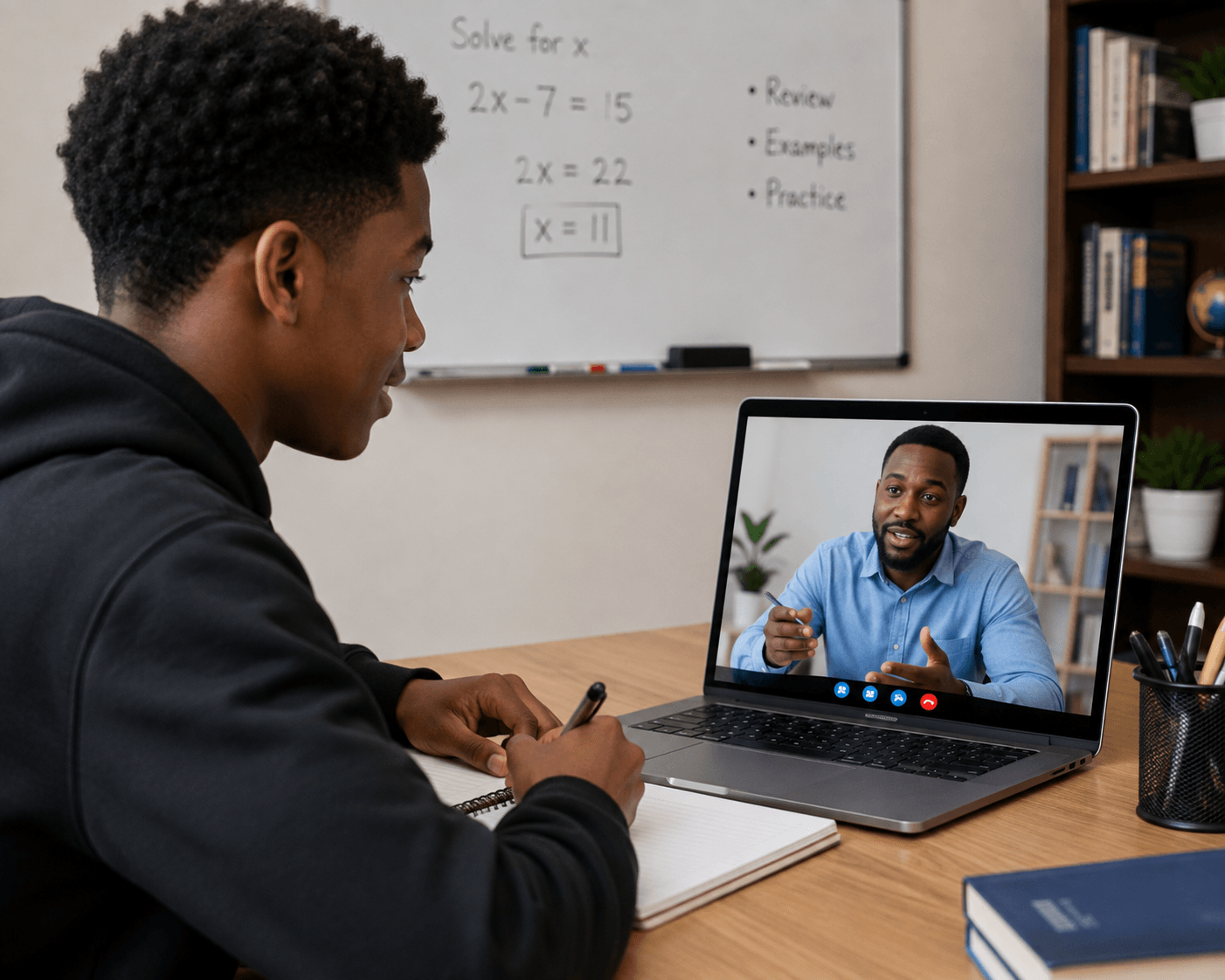 Student in a one-on-one class