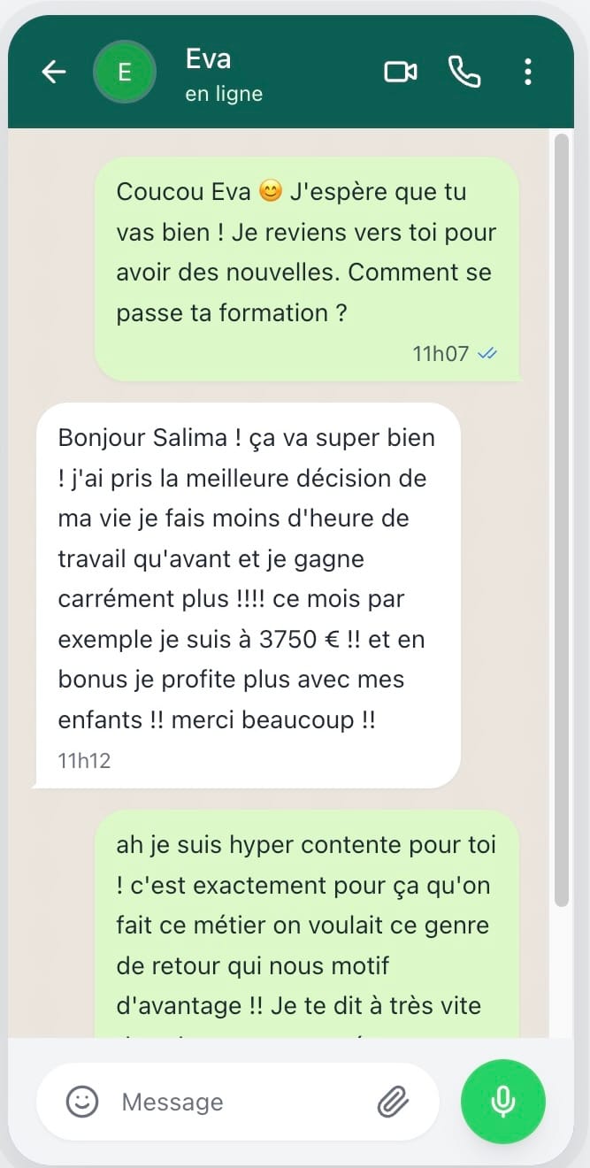 Témoignage WhatsApp 3