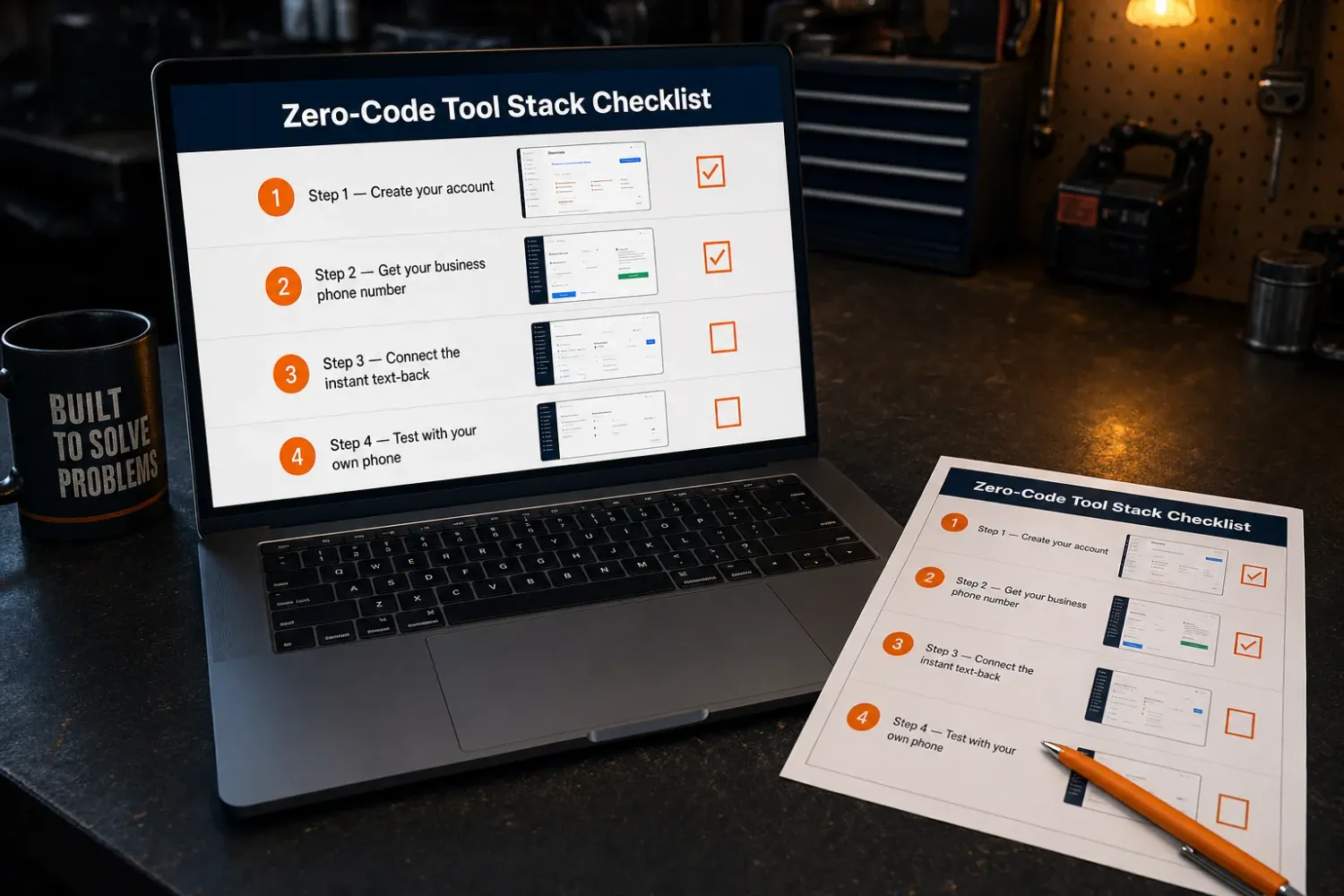 Zero-Code Tool Stack Checklist preview