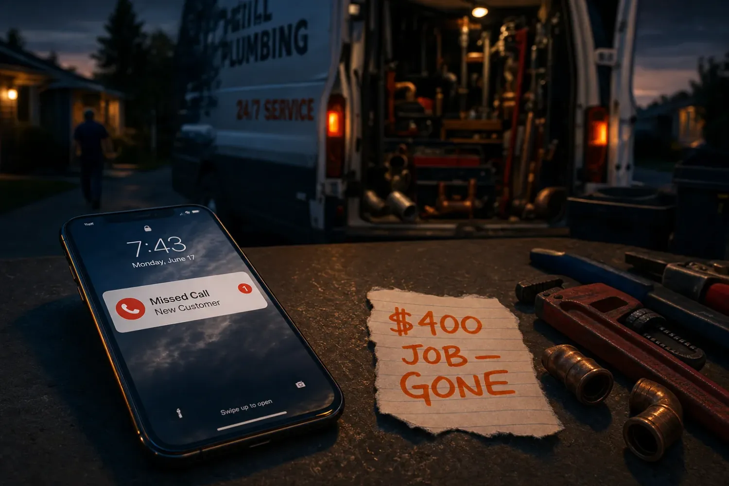 A missed call sending a $400 job to the competitor