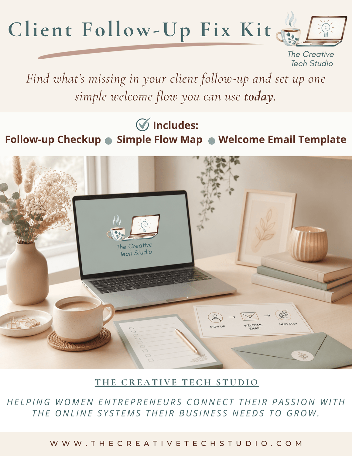 Free downloadable checklist - Build the Structure Your Business Needs for Consistent Client Follow-Up