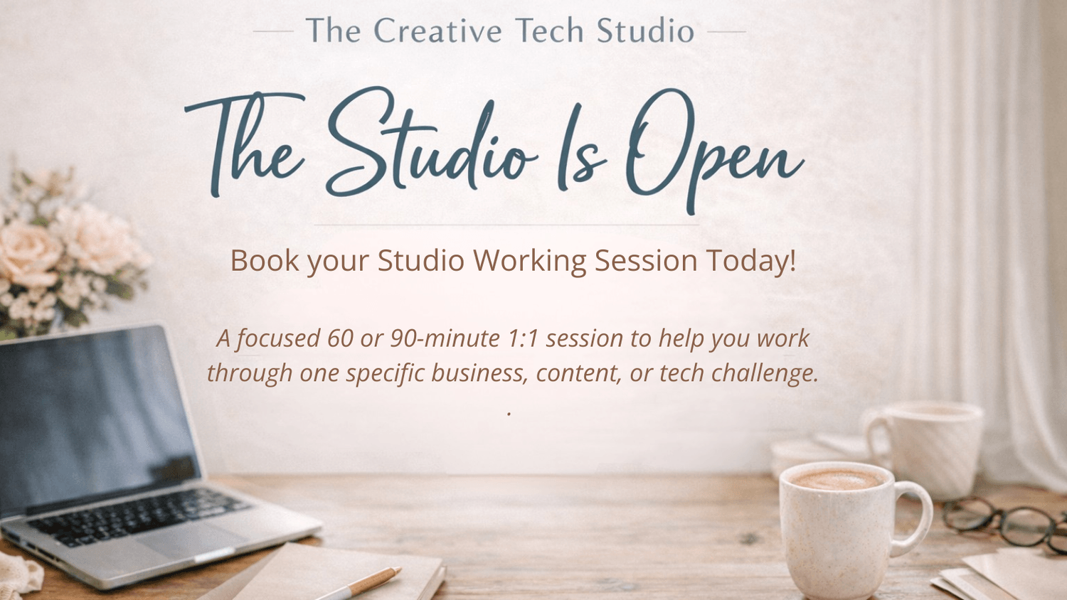 One on one strategy session support for women business owners