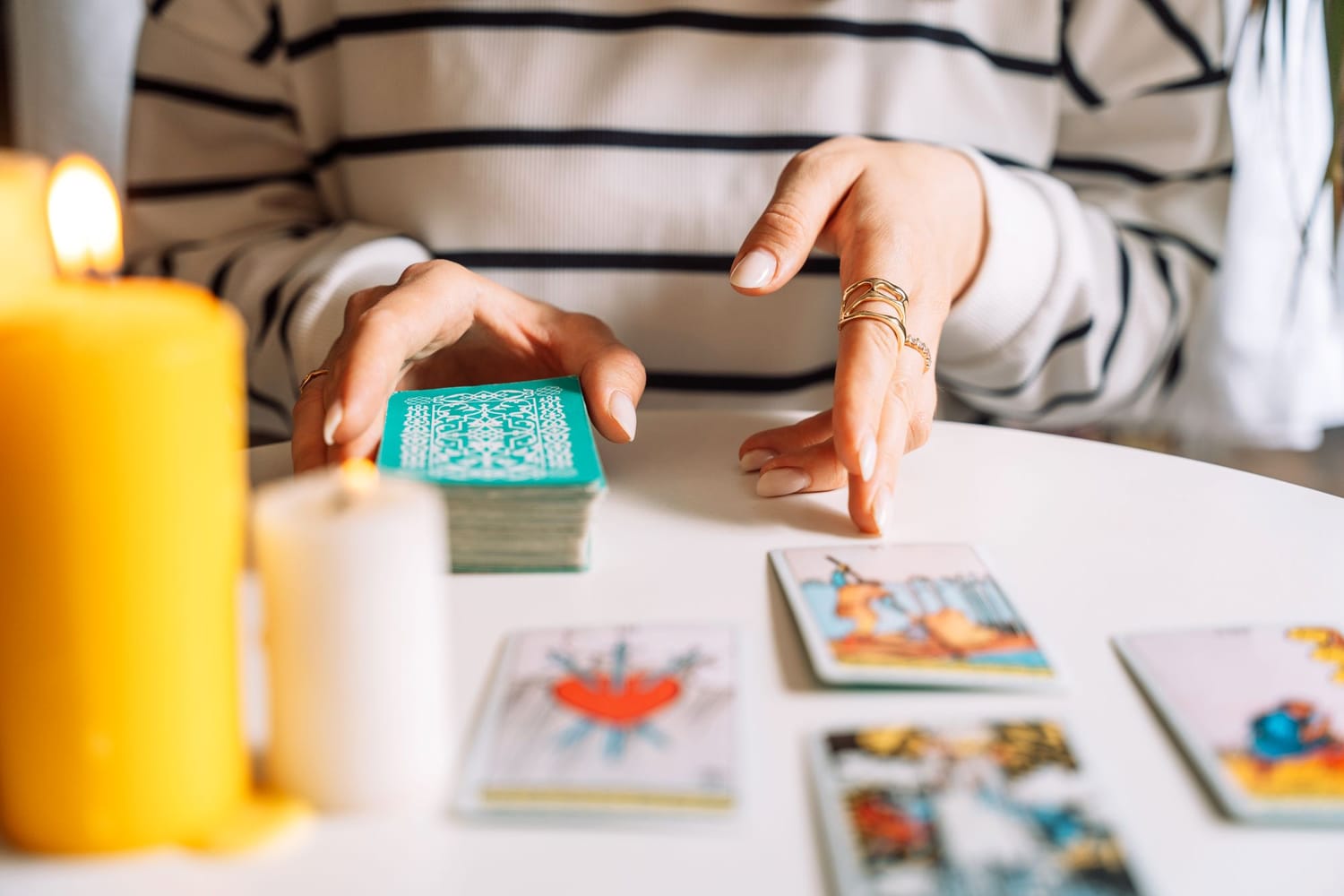 Tarot reading practice