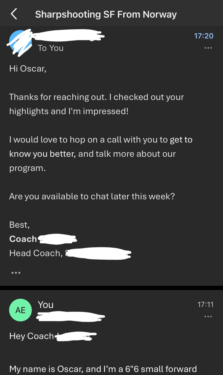 Coach Interest Proof