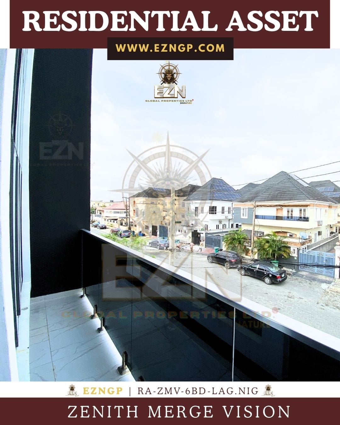 EZNGP Architectural Zenith Merge Vision showcasing wealth dominance and aesthetic superiority in Nigerian real estate. EZNGP Elite 6-Bedroom Automation: Command Every Square Inch, high-tier entertainment and briefing room for the Nigerian business elite. The Inverter House: Grid-Independent Power Sovereignty Exotic outdoor leisure space, and deck for sovereign relaxation in the Nigerian climate.