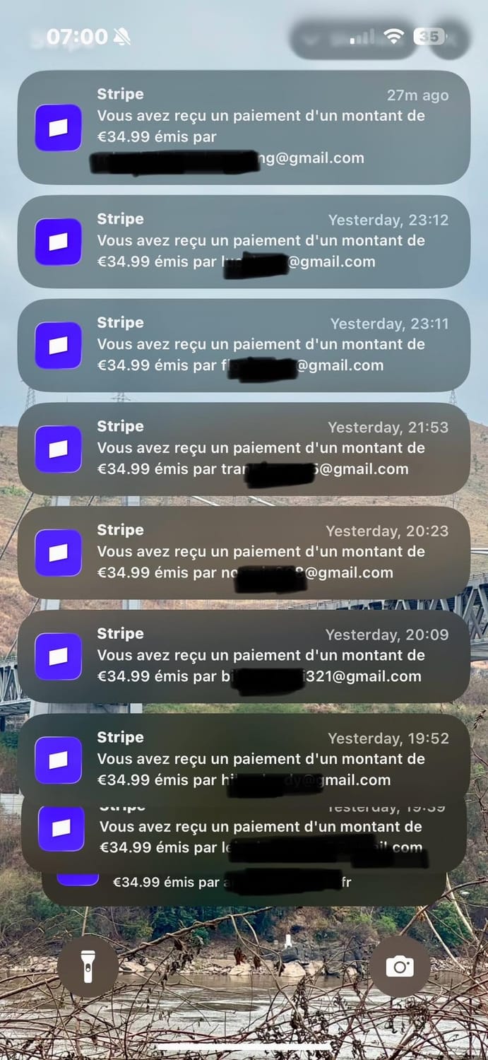 Capture résultat