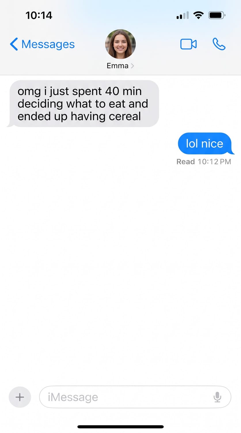 Dead chat with Emma