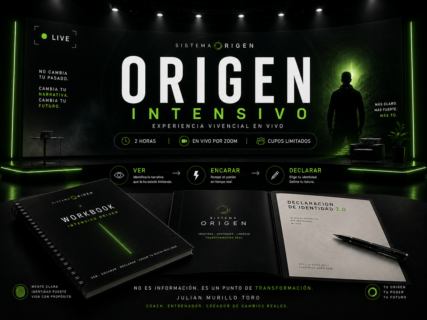 Intensivo Origen, entrenamiento en vivo