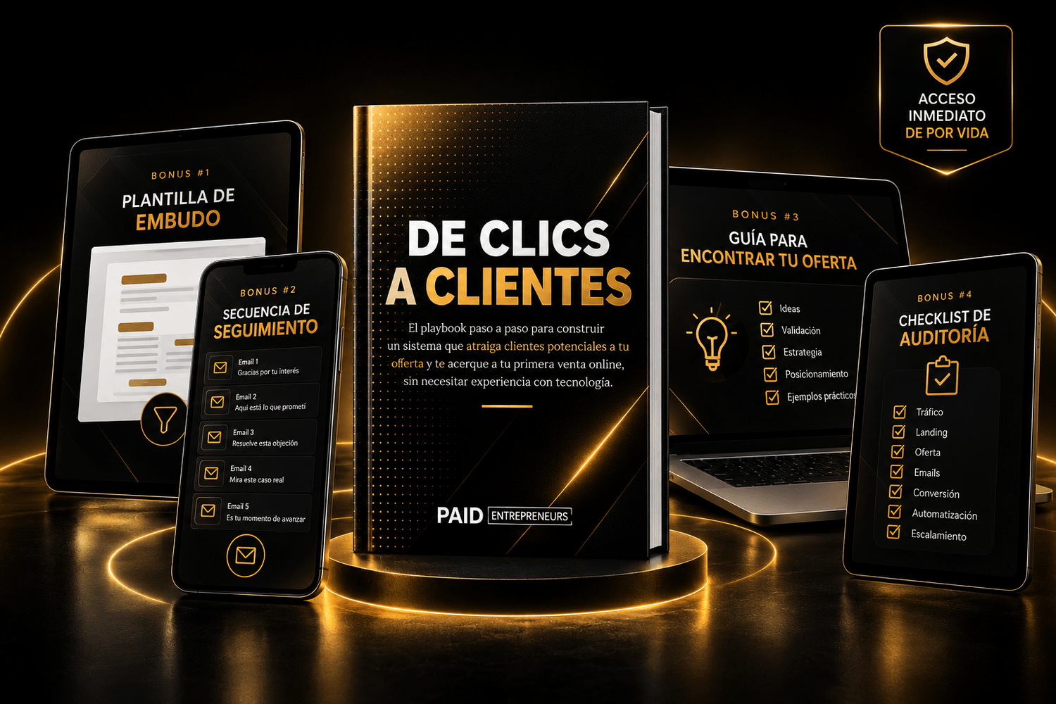 De Clics a Clientes con sus bonos