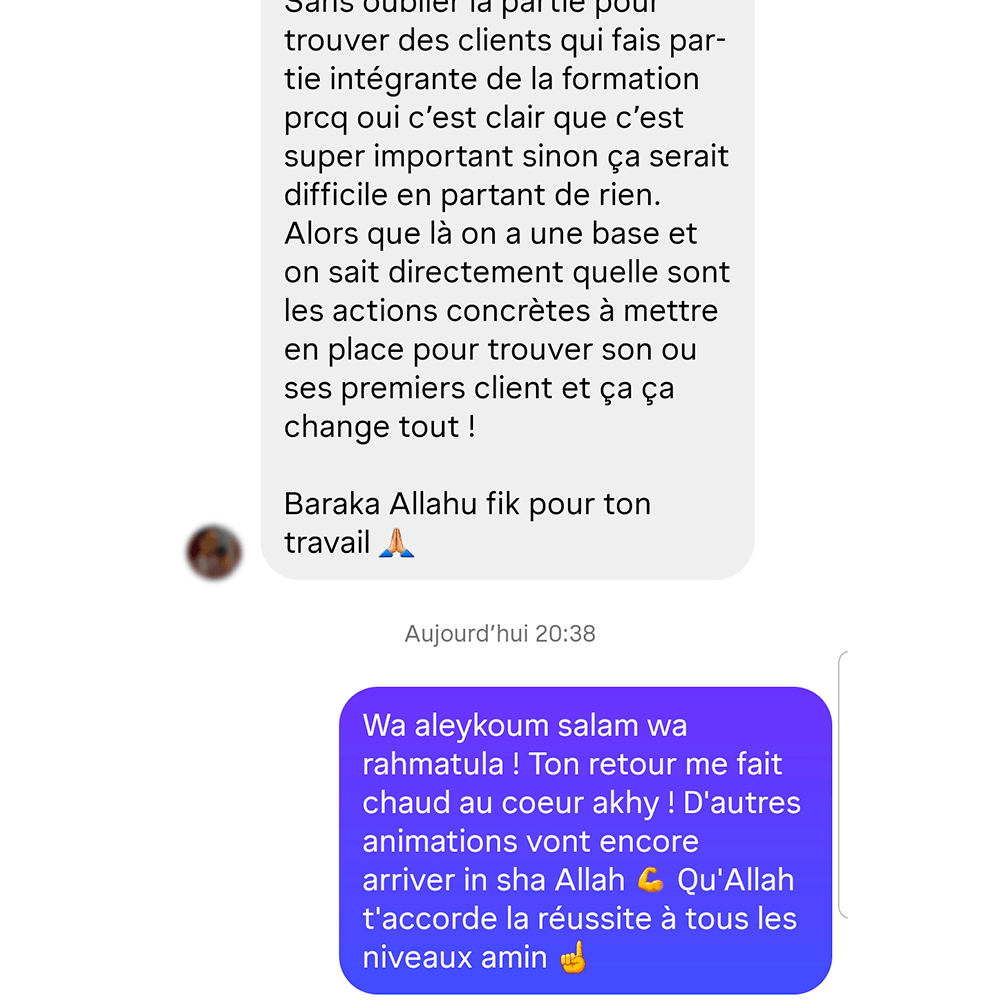 Retour client Alan 2