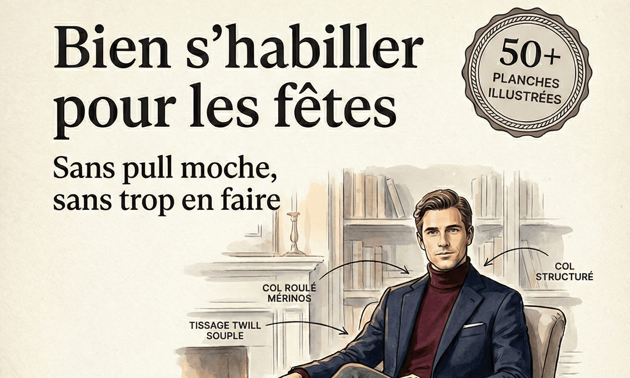 Bien s’habiller pour les fêtes — le guide illustré (50+ planches)