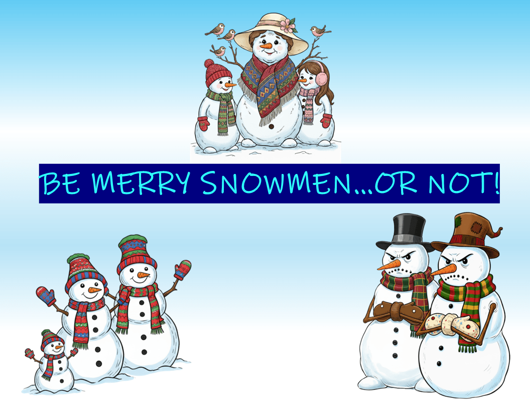 Be Merry Snowmen...Or Not