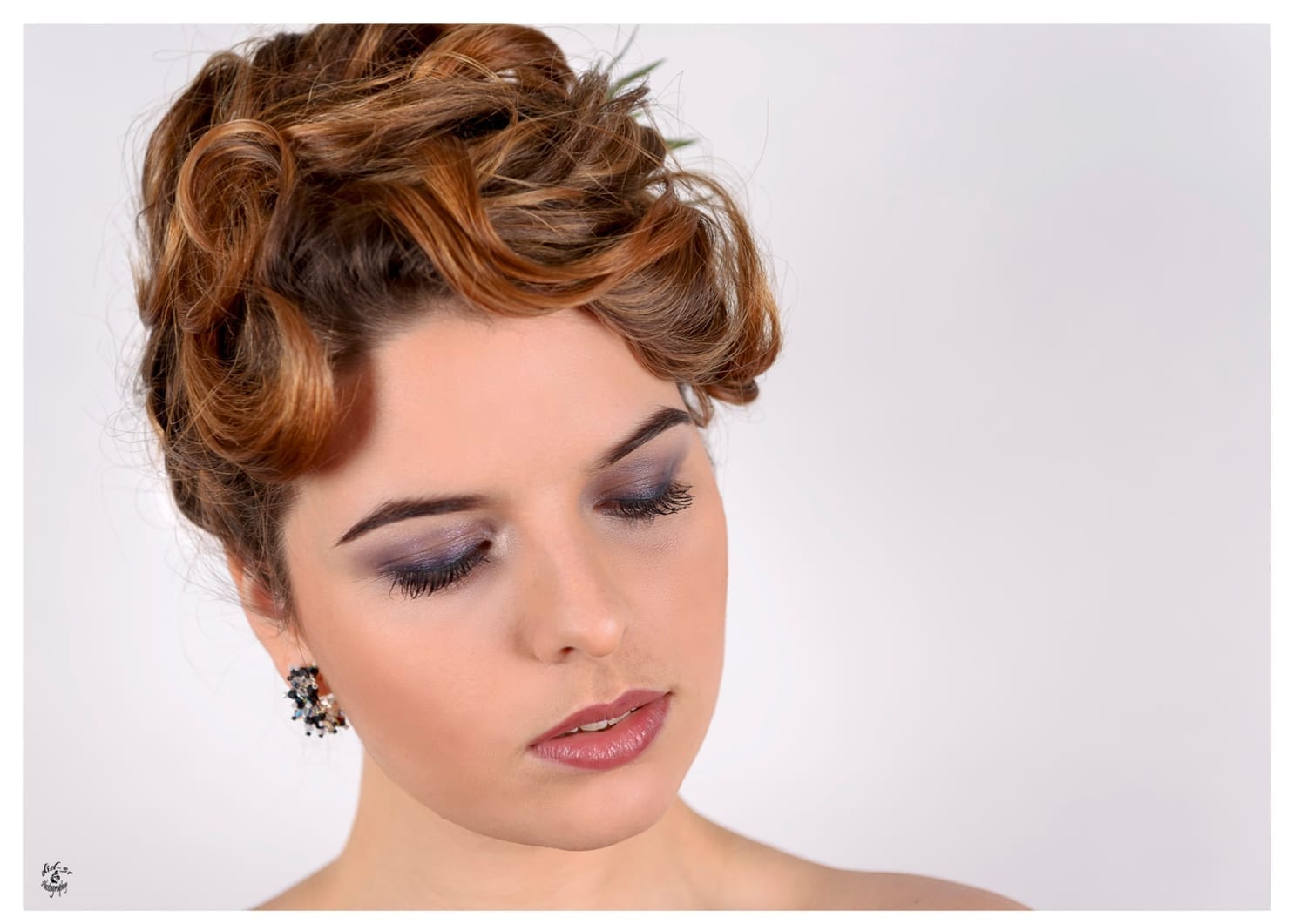 Photo d’invité maquillé lors d’un bar à maquillage évènementiel