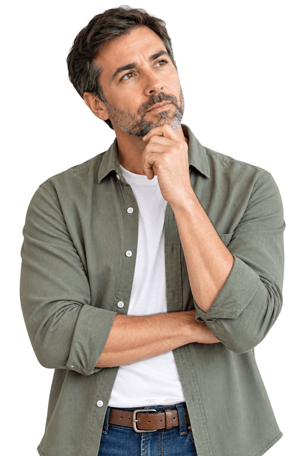 Hombre pensando certificación en coaching