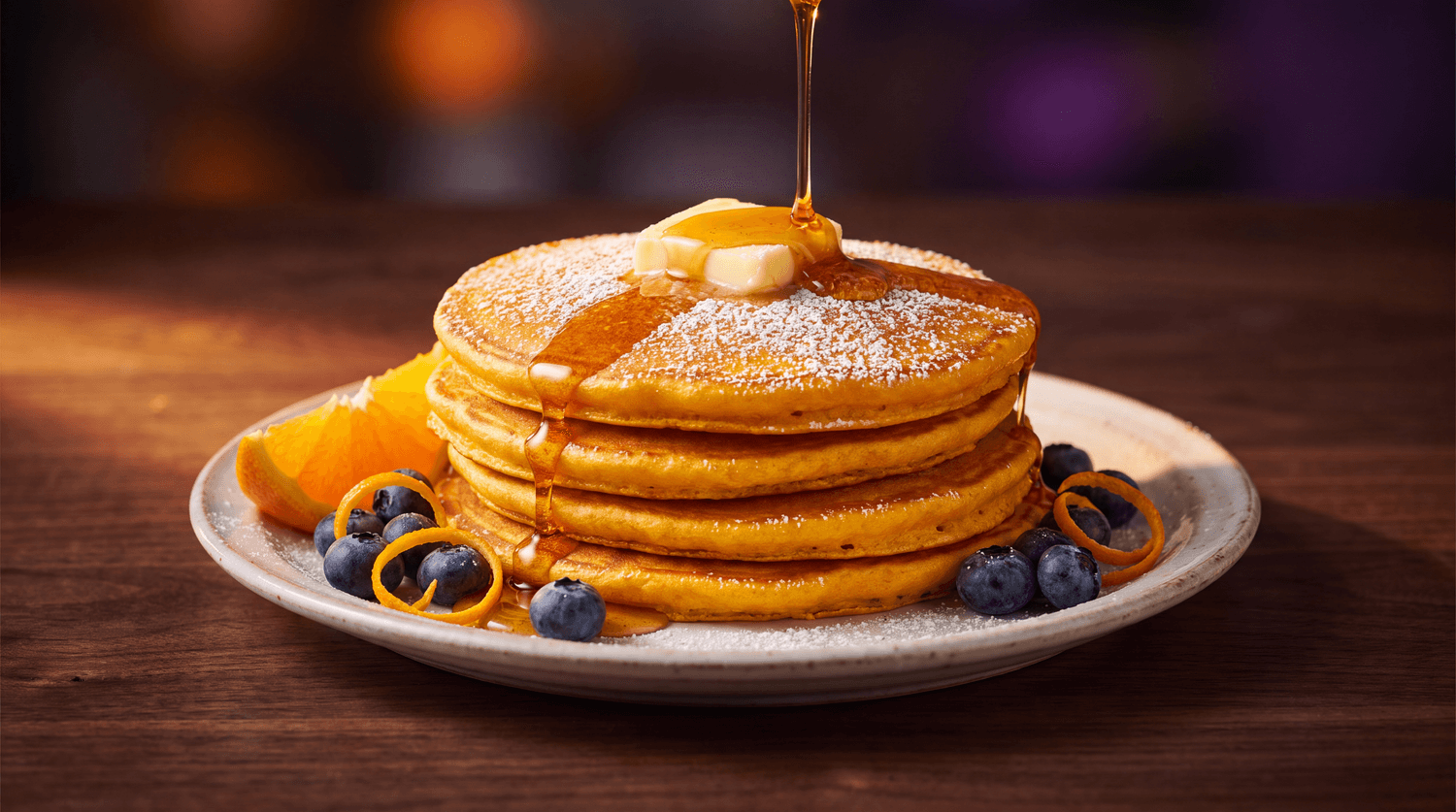 Protein Orange Pancakes from The Ultimate High-Protein Cookbook