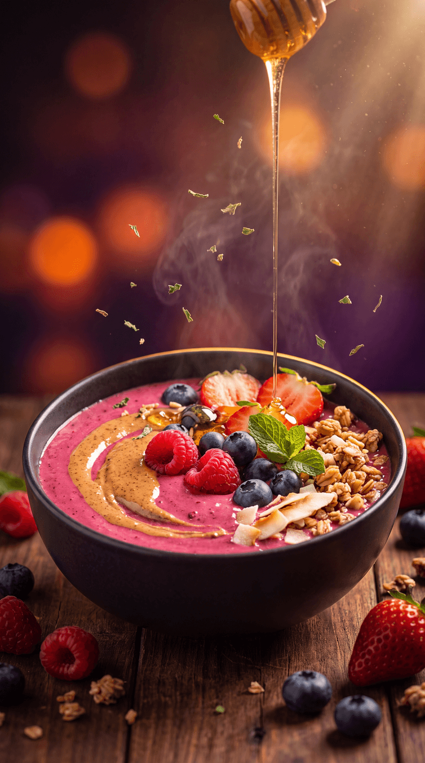 Berry Protein Smoothie Bowl from The Ultimate High-Protein Cookbook
