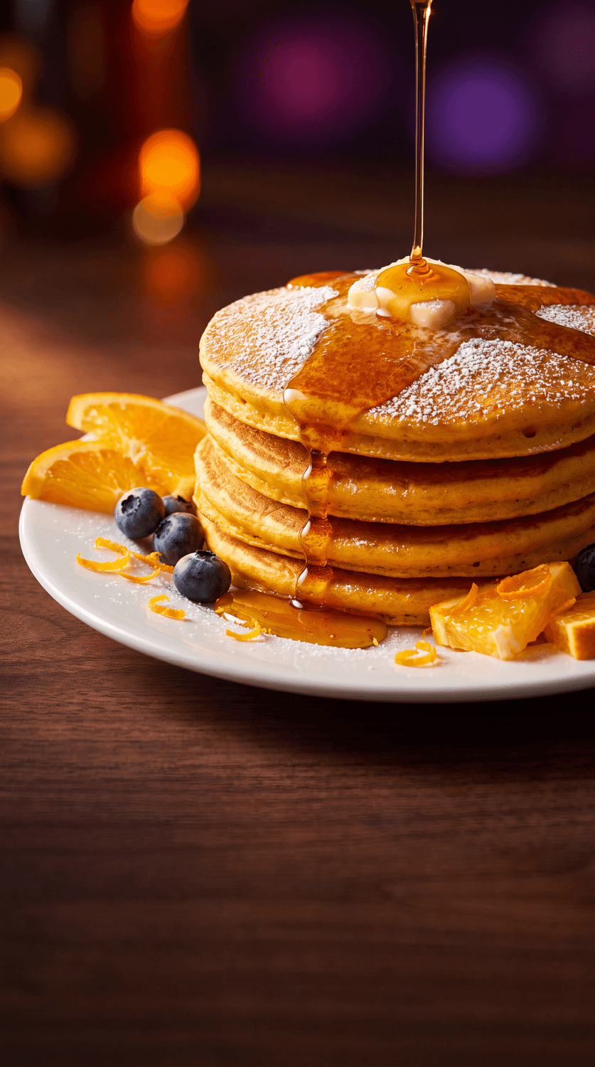 Protein Orange Pancakes from The Ultimate High-Protein Cookbook