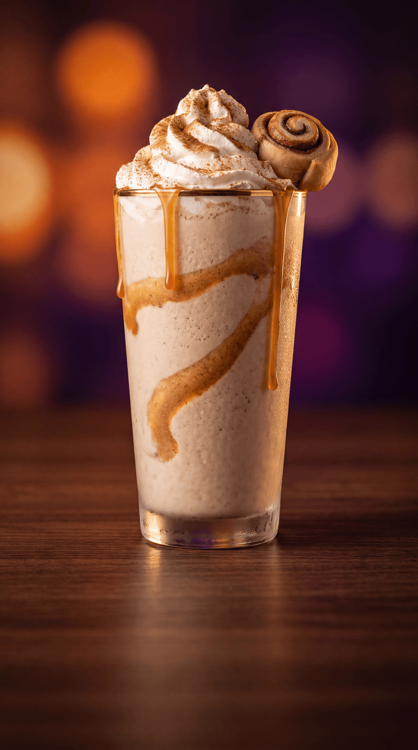Cinnamon Roll Protein Shake from The Ultimate High-Protein Cookbook