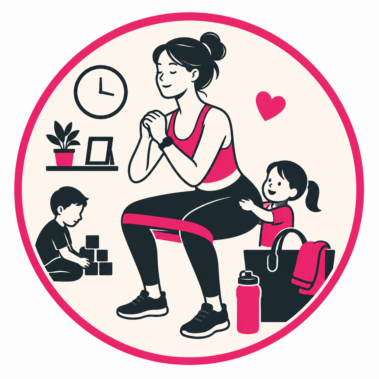 Illustration — busy mum persona