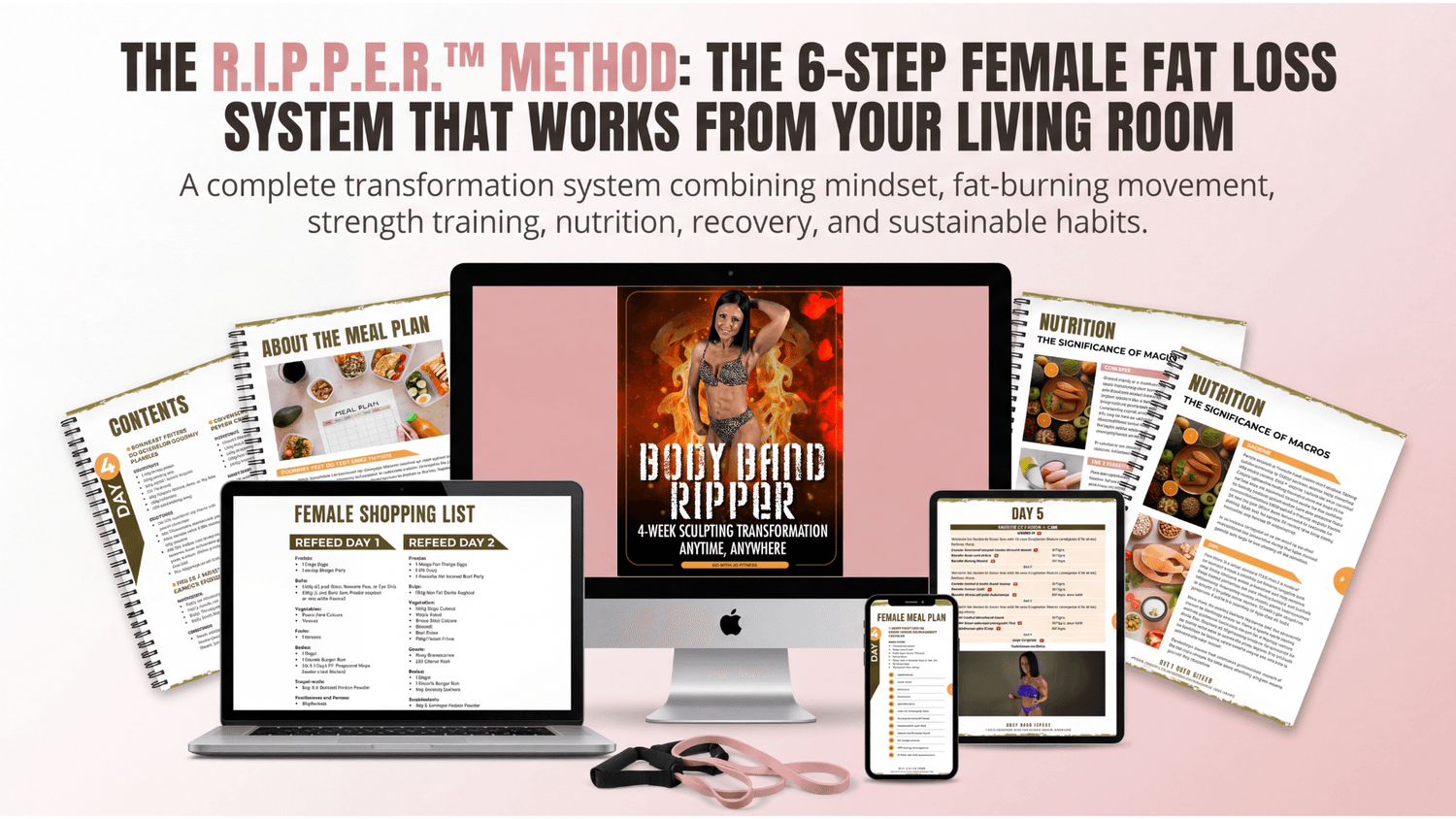 Body Band Ripper — complete programme bundle mockup