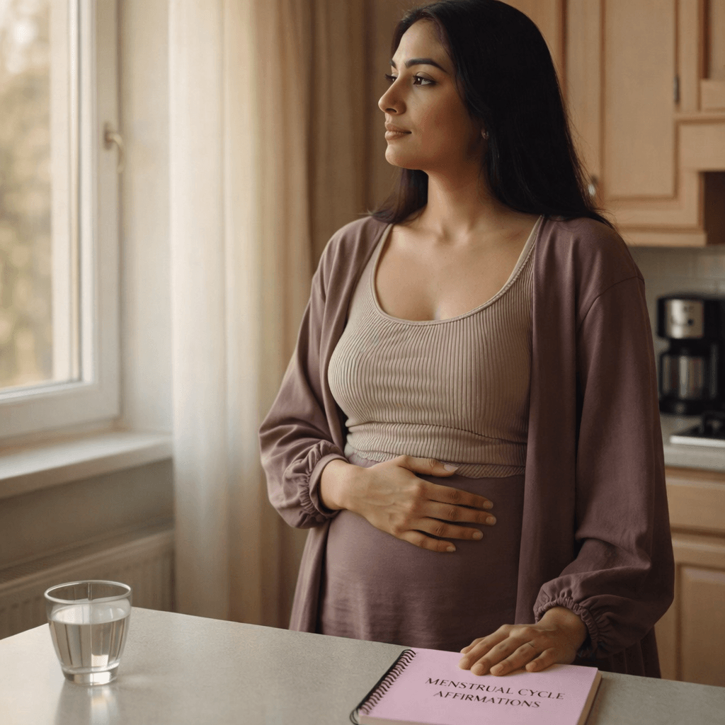 Woman at peace with her body after PCOS fibroids journey