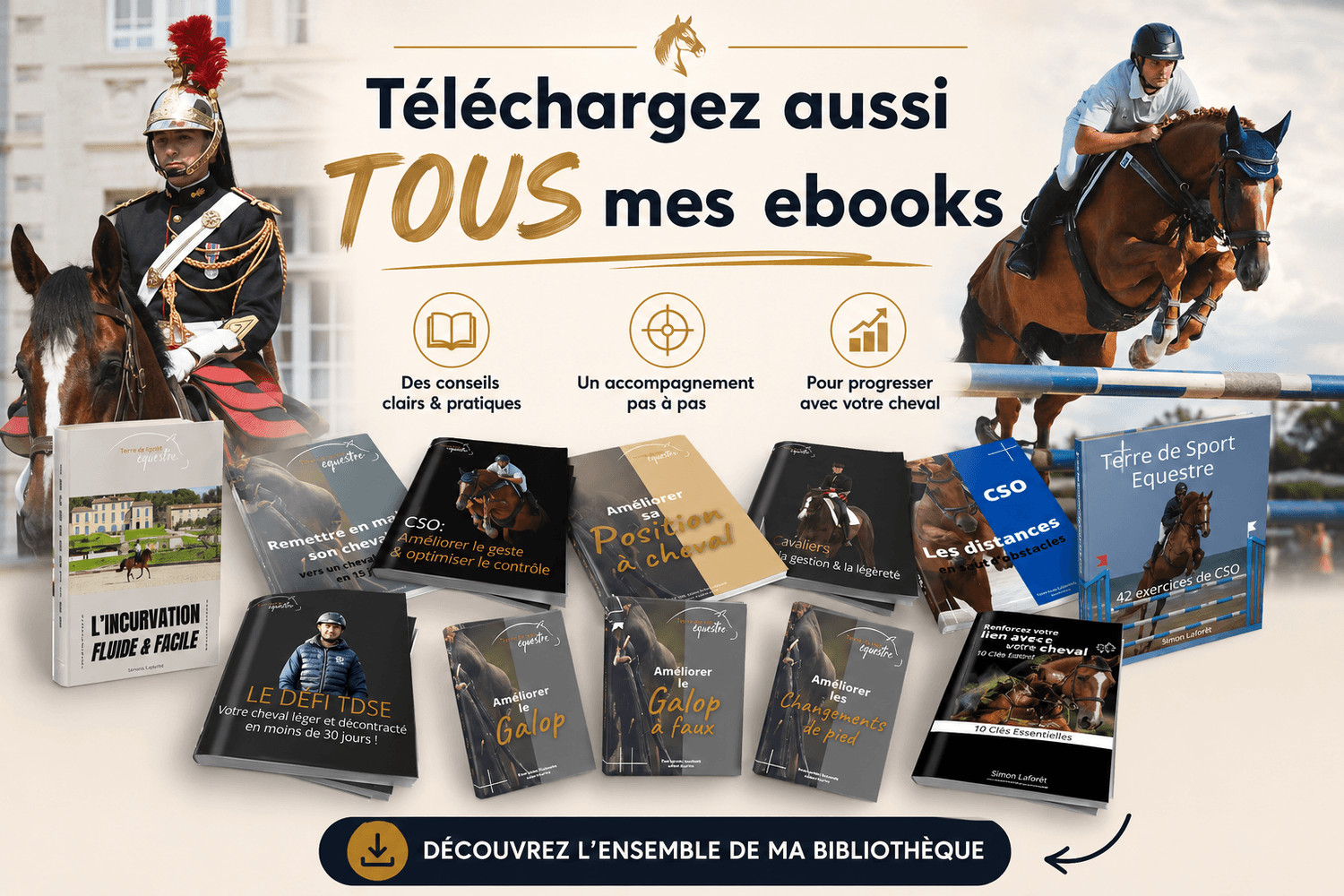 Offre spéciale Mondiaux 2026 — tous les ebooks Terre de Sport Équestre
