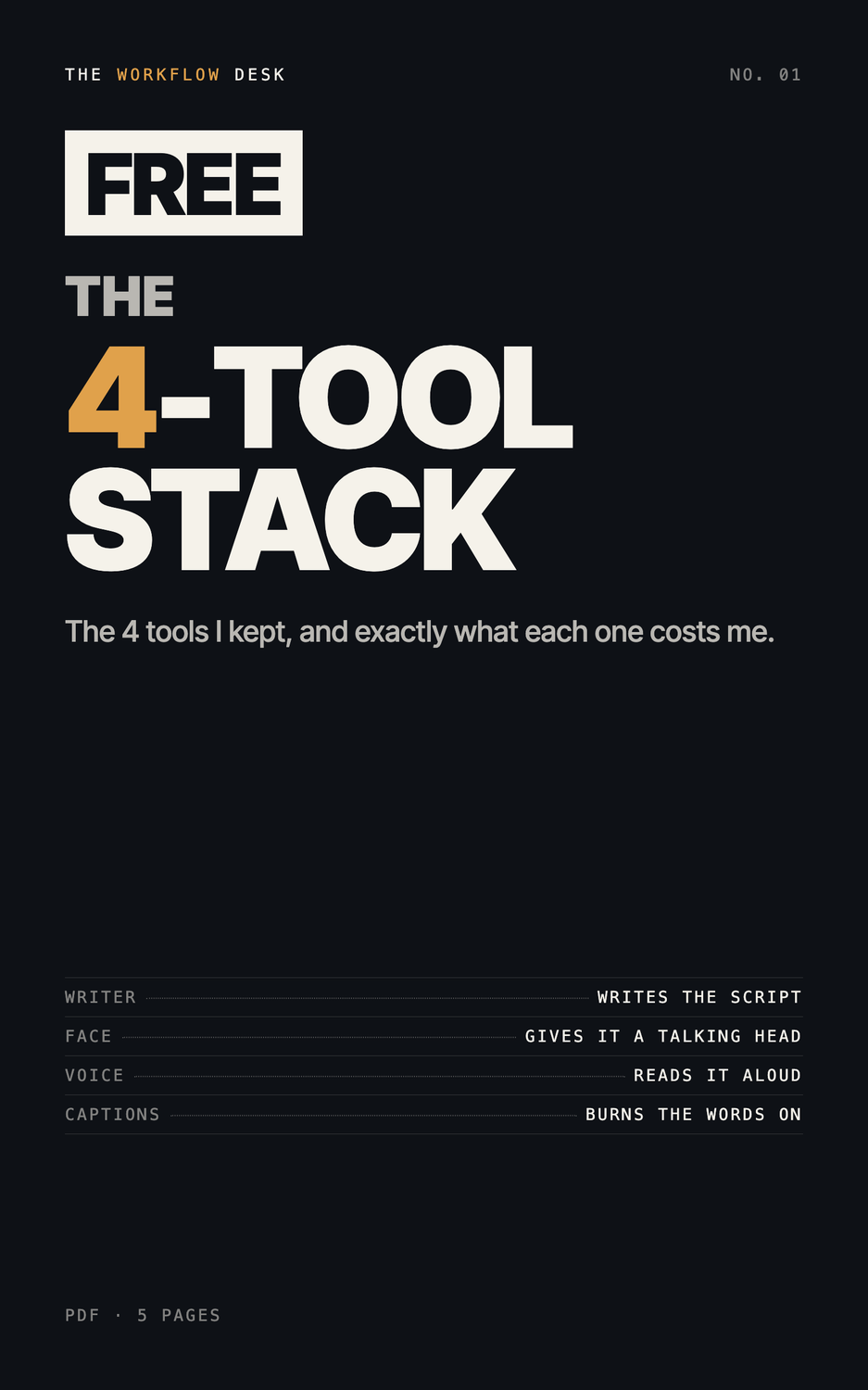 The 4-Tool Stack cover