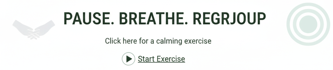 Breathe easy and Refocus