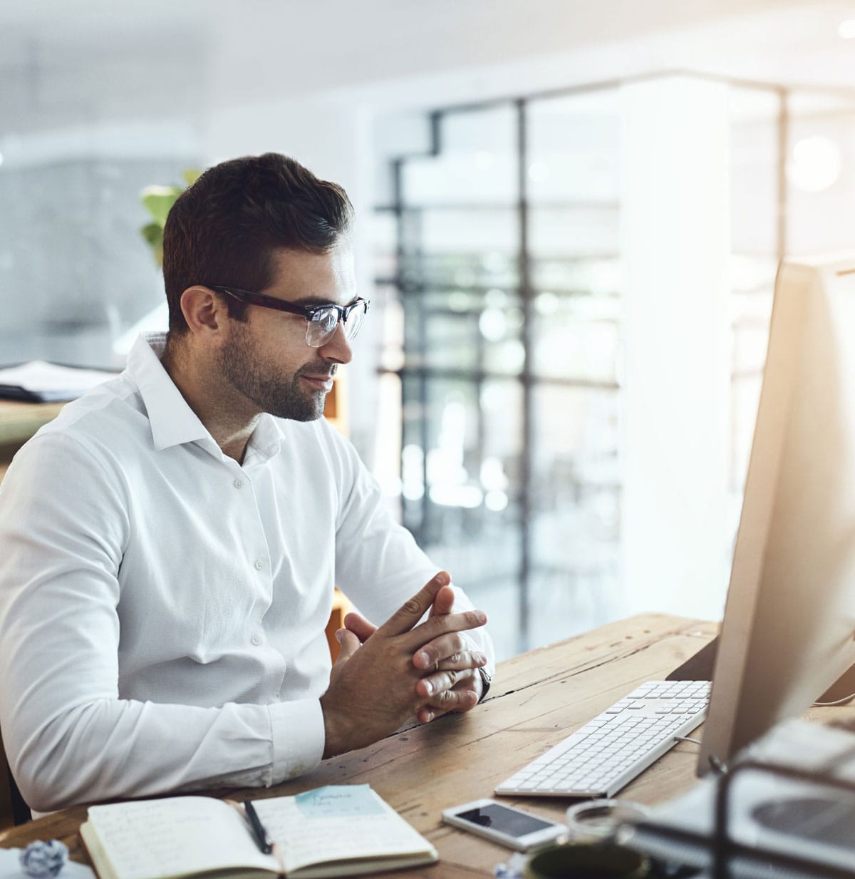 Two woman reviewing documents