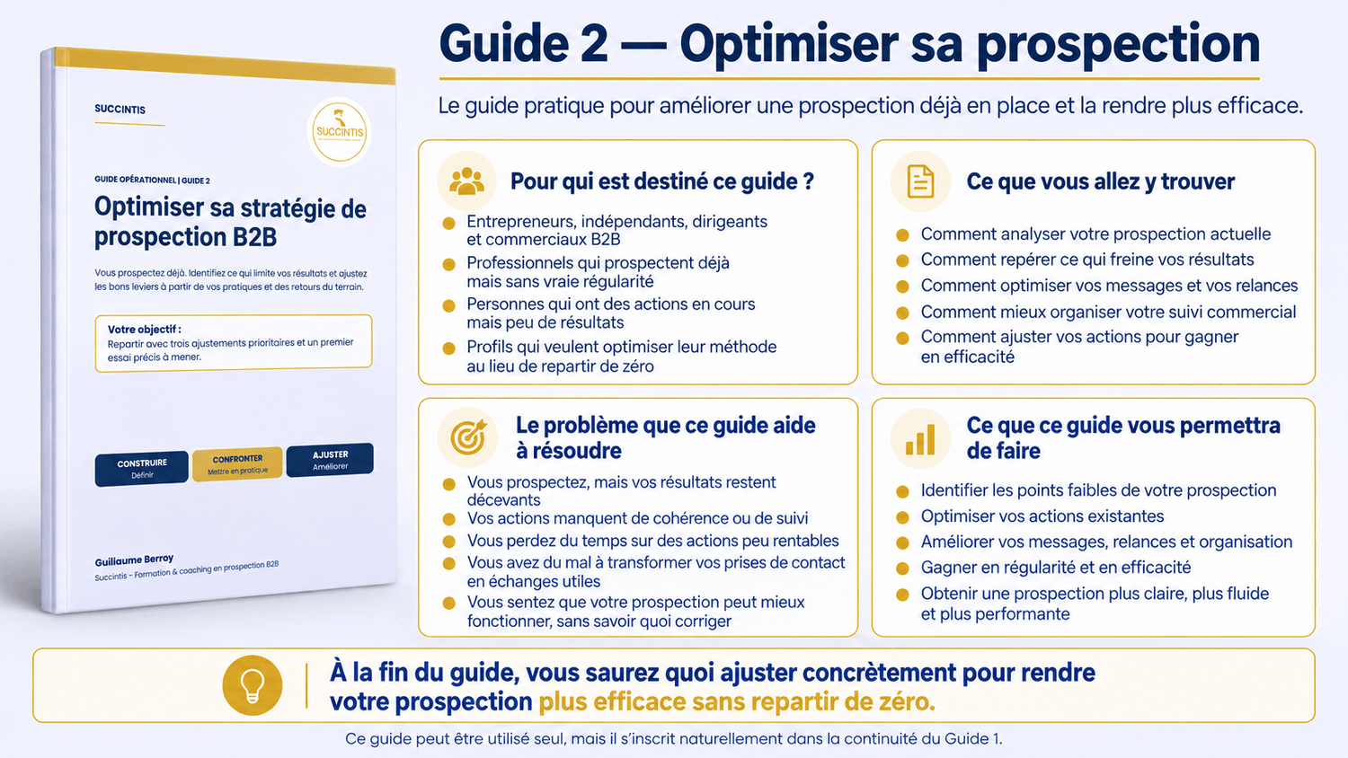 Guide 2 Succintis pour optimiser sa stratégie de prospection B2B