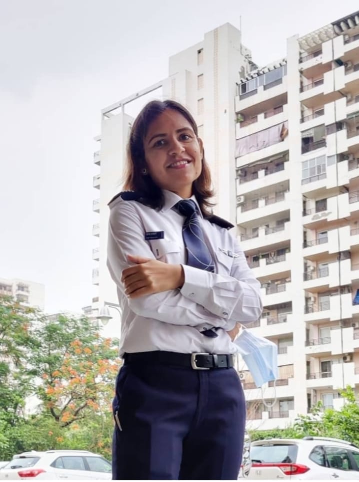 Rachna Dahiya as Pilot from village Safidon D/o Raghubir Singh Dalal District Jind, Haryana.