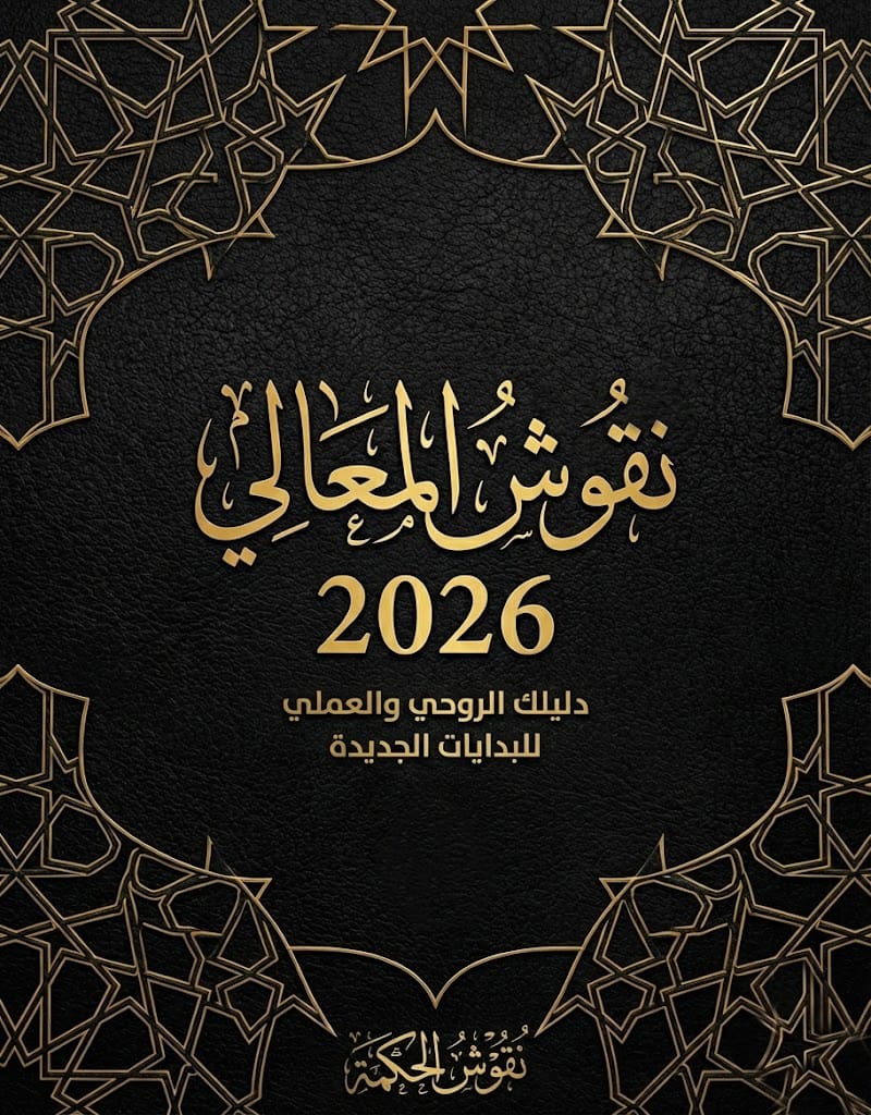 غلاف كتاب نقوش المعالي الذي يقدم منهجية روحية وعملية للنجاح في عام 2026