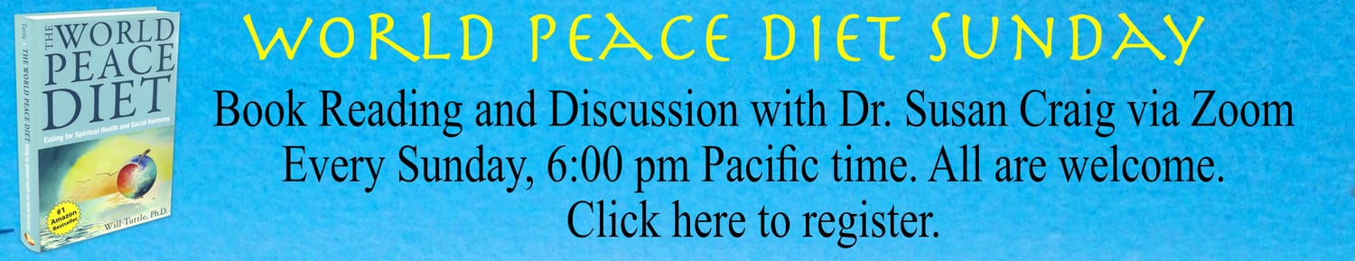 World Peace Diet Sunday