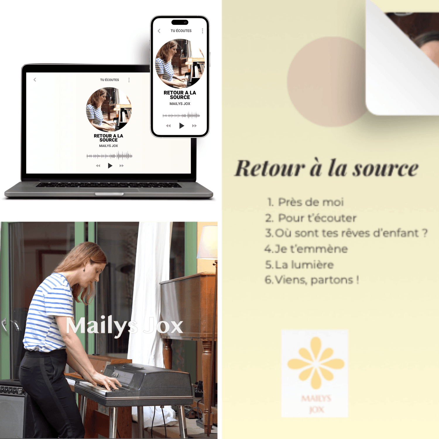 Pochette de l'album Retour à la Source de Mailys Jox