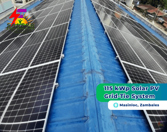 115kwp masinloc zambales Solar