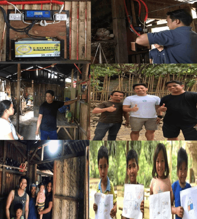 Solar Street Light — Dumagat Tribe, Sierra Madre, Aurora