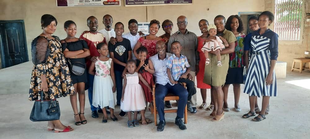 The Ebenezer Assembly church family in fellowship
