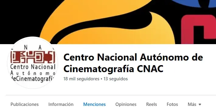 Logo del Centro Nacional Autónomo de Cinematografía CNAC