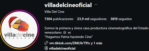 Bio de presentación de la Villa del Cine