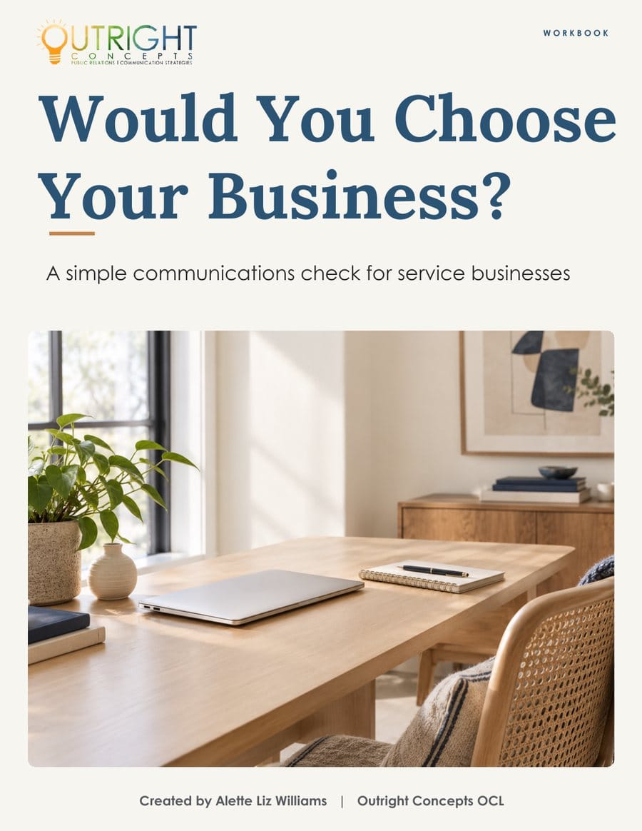 Would You Choose Your Business? workbook cover