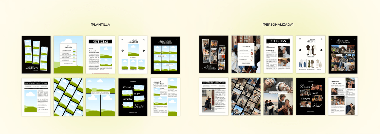 Cómo hacer una revista para mi novio e Canva