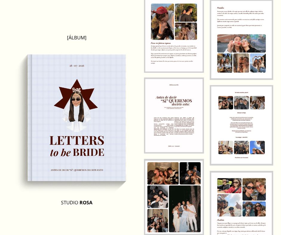 Photobooks estilo Assouline, álbum de viaje personalizado en Canva